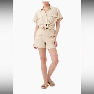Trina Turk Barbonici Utility Shorts